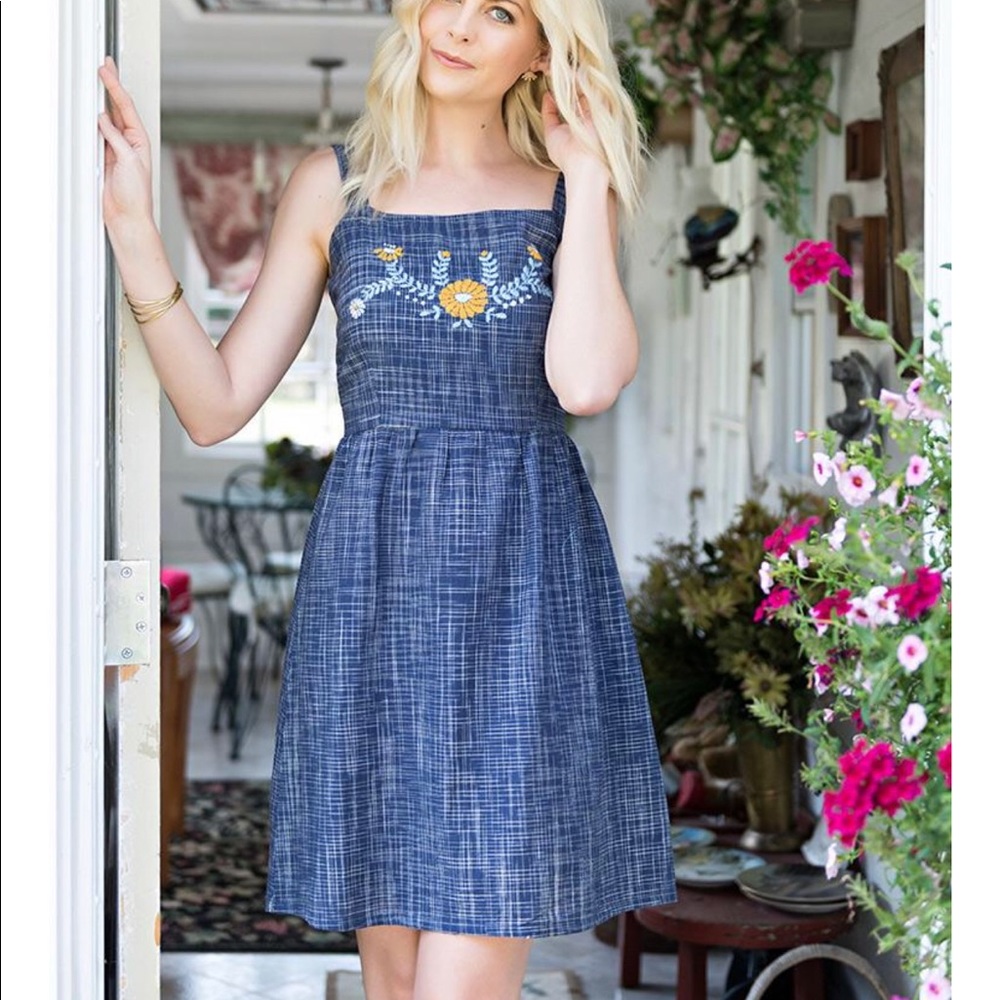 Mata Traders Marigold Dress Cornflower